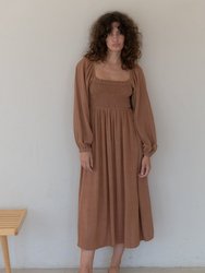 Louise Dress - Nutmeg - Nutmeg