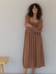 Louise Dress - Nutmeg