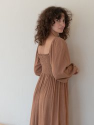 Louise Dress - Nutmeg