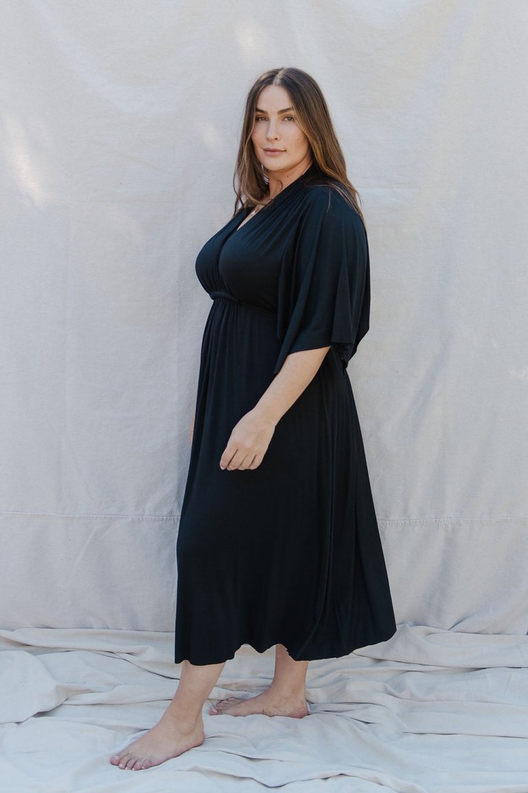 Mid-Length Caftan - Plus Size