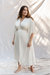 Mid-Length Caftan - Plus Size - White