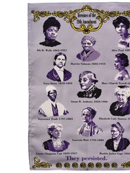 19th Amendment Heroines tea towel