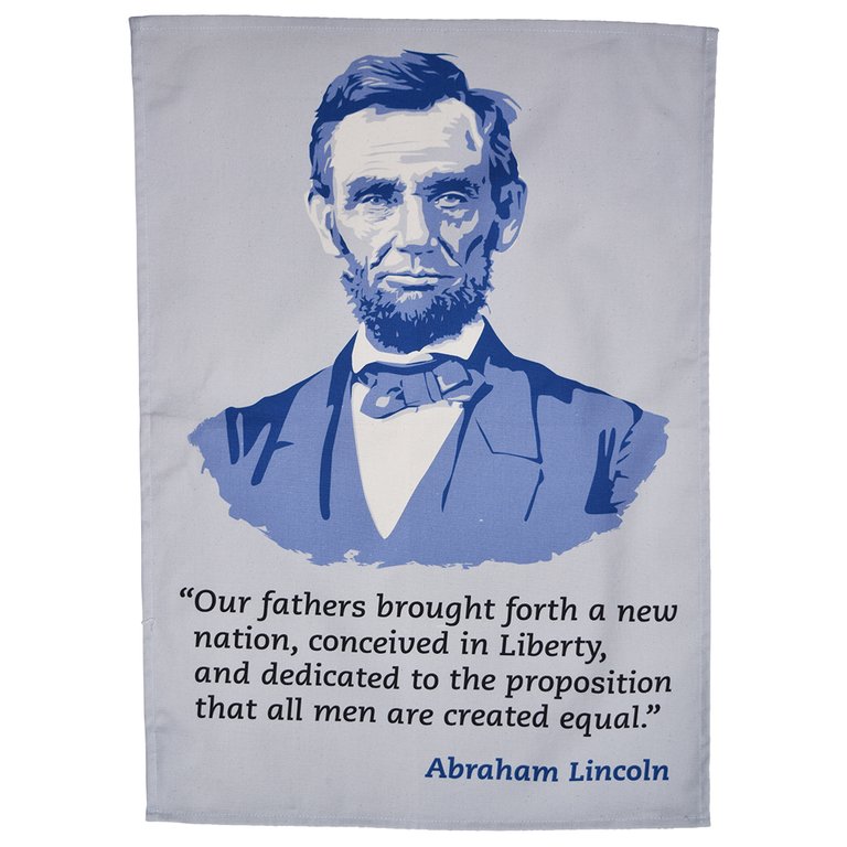 Abraham Lincoln Tea Towel