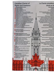 Canadian Charter of Rights Tea Towel