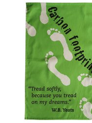 Carbon Footprint Tea Towel