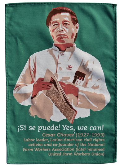 Radical Tea Towel Cesar Chavez Tea Towel product