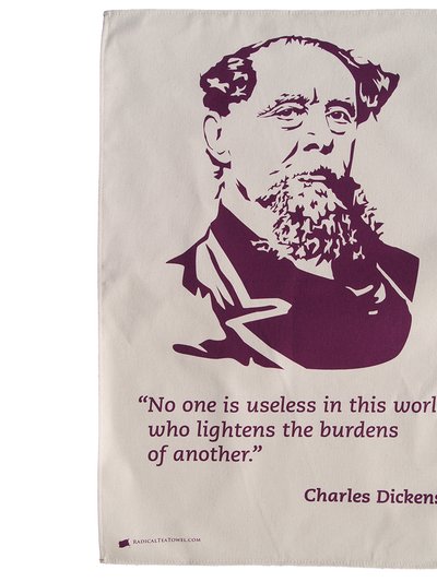 Radical Tea Towel Charles Dickens Tea Towel product