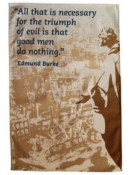 Edmund Burke Tea Towel