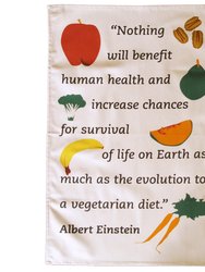 Einstein Vegetarian Tea Towel