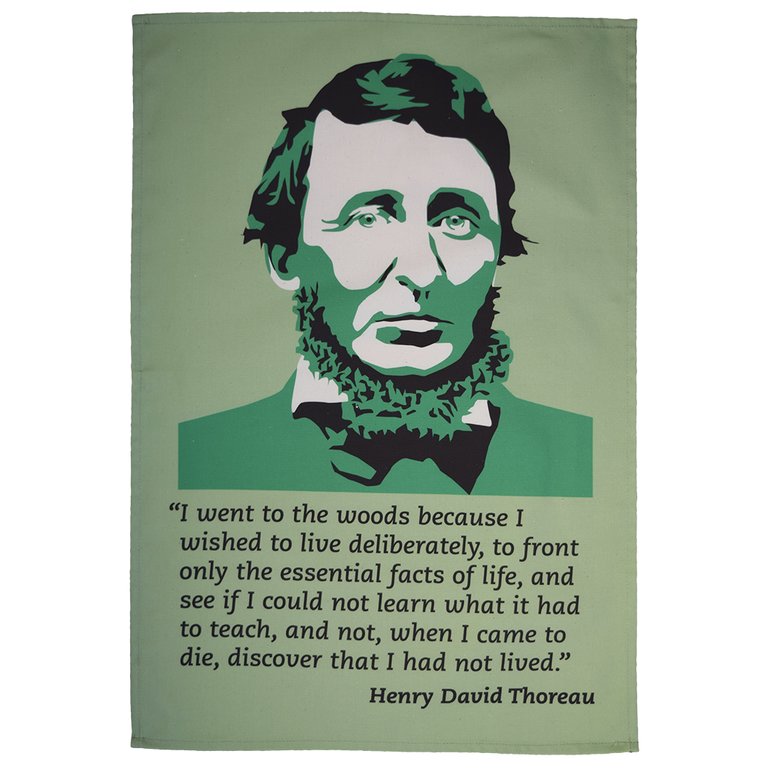 Henry David Thoreau Tea Towel