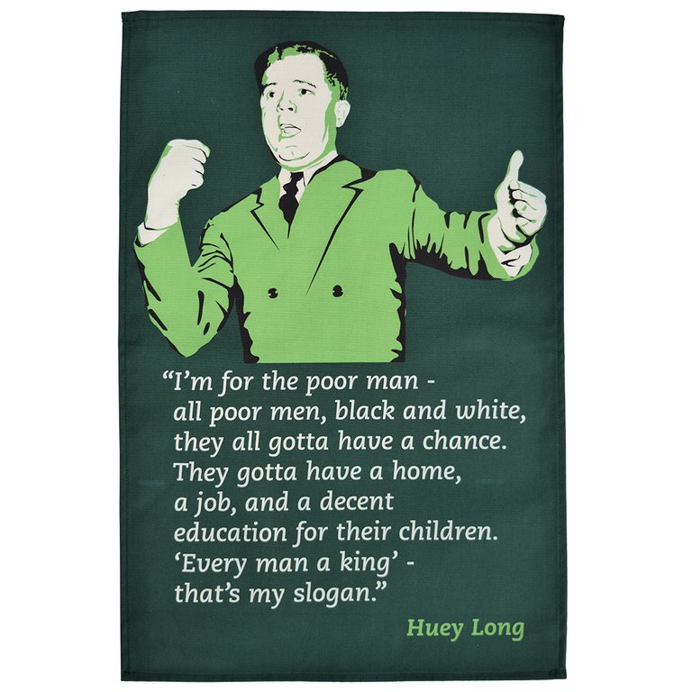 Huey Long Tea Towel