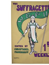 Joan Of Arc Suffragette Tea Towel