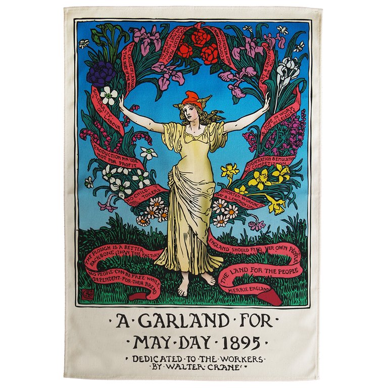 May Day 1895 Tea Towel