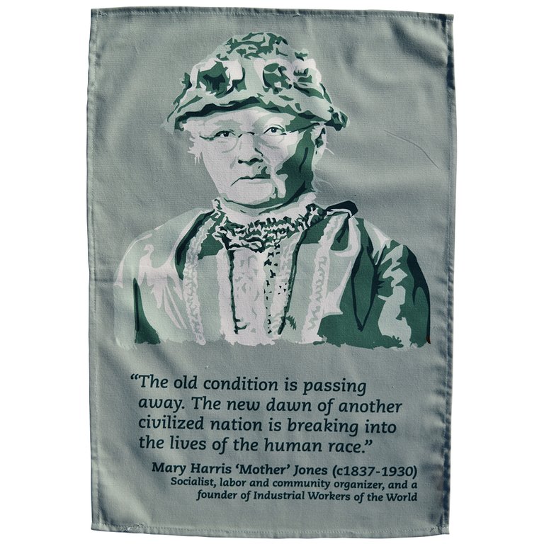 Mother Jones Tea Towel