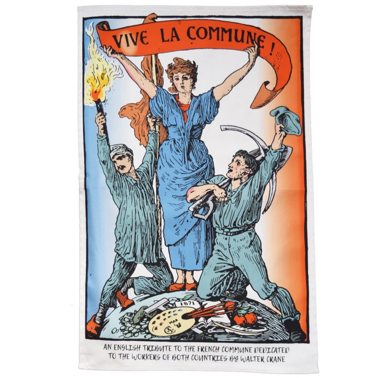 Paris Commune Tea Towel