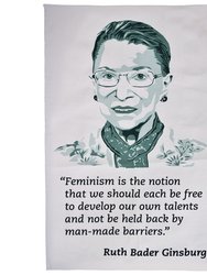 Ruth Bader Ginsburg Feminism Tea Towel