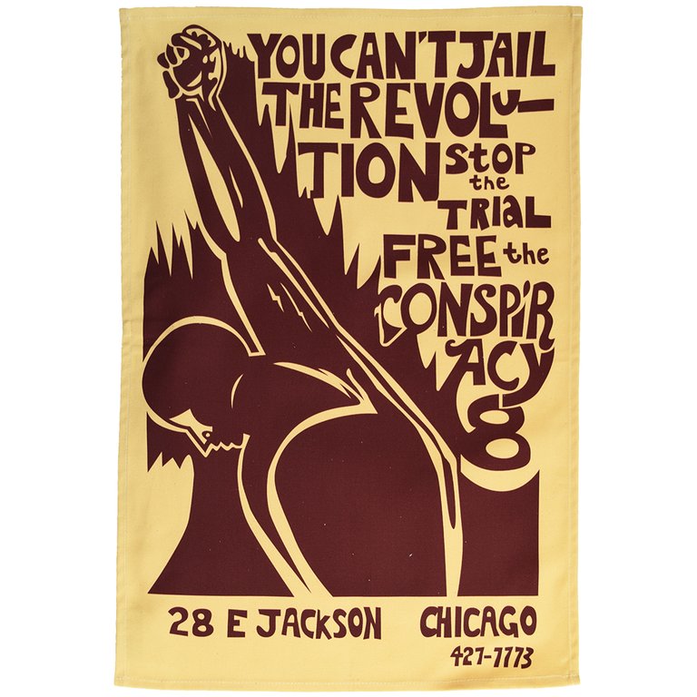 The Chicago 7 (Conspiracy 8) Tea Towel