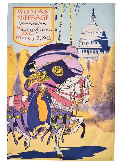 Radical Tea Towel Washington DC Suffrage Tea Towel product