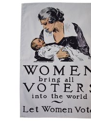 Women Bring All Voters Into The World Tea Towel