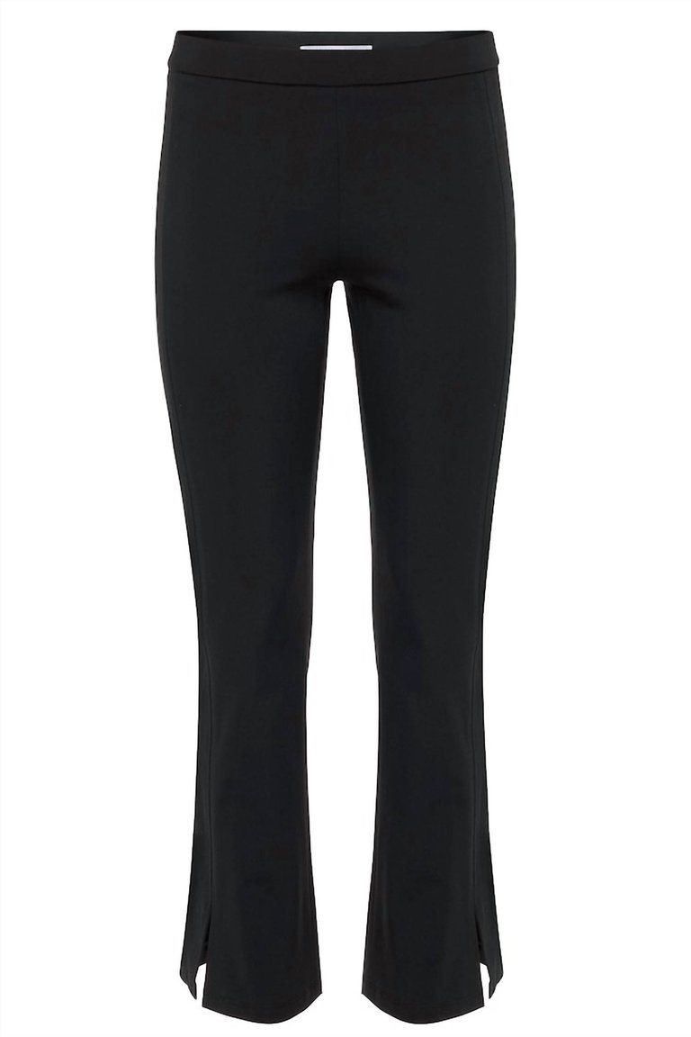 Vanja Cropped Pant In Black - Black