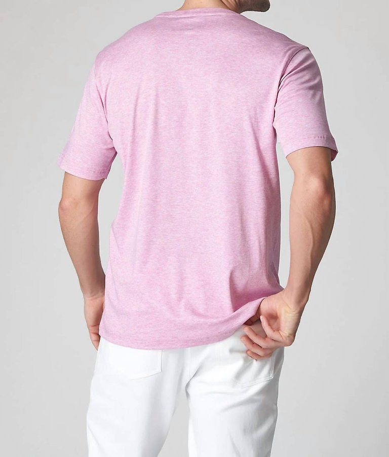 Lafayette Short Sleeve Crew In Violet