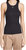 Black Ribbed Knit The Essential Tank Tee Solid - Black