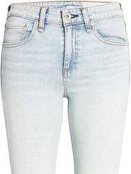 Cate Mid Rise Ankle Jeans Skinny Jade - Blue