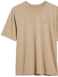 Men 425 Tee Short Sleeve Crew Neck Cotton T-Shirt - Taupe