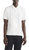 Men Classic Flame Short Sleeve Cotton Polo Shirt White - White