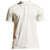 Men Interlock Short Sleeve Cotton Knit Polo Shirt Ivory - Ivory