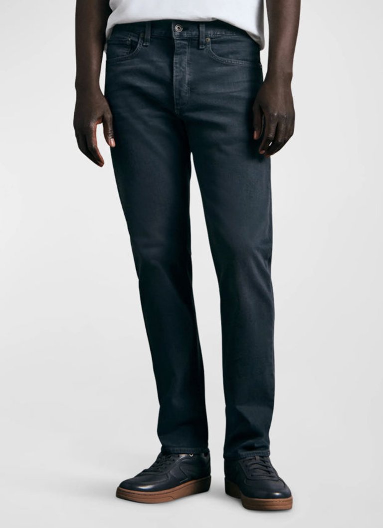 Men's Fit 2 Minna Slim Fit Jeans Stretch Denim Pants - Black