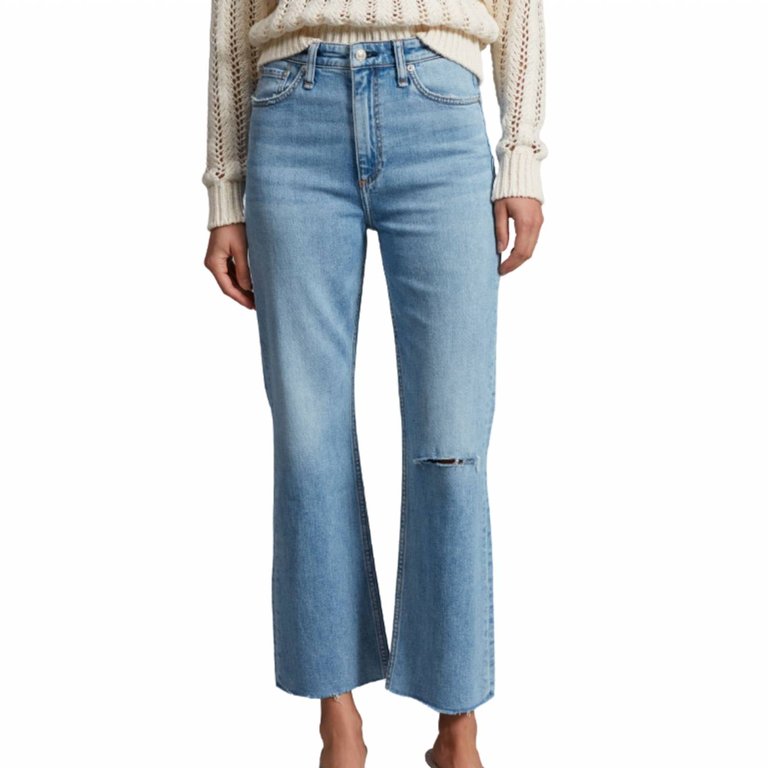 Casey High Rise Ankle Flare Jean In Lucy - Lucy