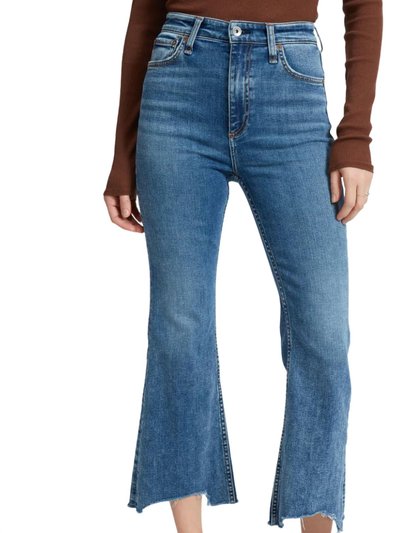 Rag And Bone New York Casey High Rise Ankle Flare Jeans In Pebbles product