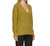 Eco Donegal V-Neck Sweater In Shell Green