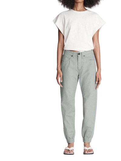 Rag And Bone New York Engineered Cotton Jogger In Pale Green product