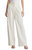 Featherweight Pleated Super High Waist Wide Leg Jeans In Ecru - Ecru