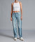 Harlow Two Tone Pant In Double Indigo - Double Indigo