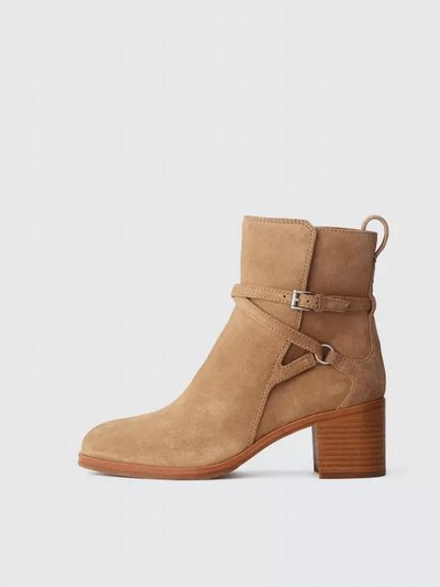 Rag And Bone New York Hazel Buckle Boot In Camel Suede product