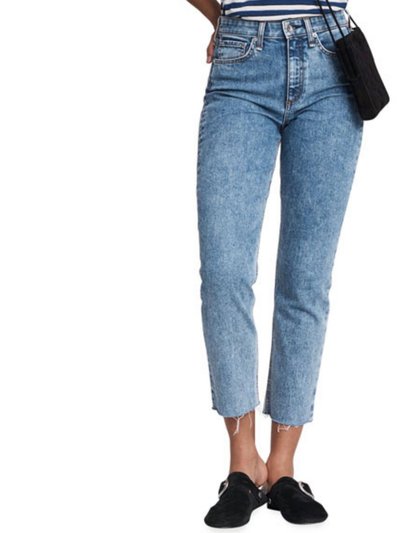 Rag And Bone New York Nina High-Rise Ankle Cigarette Jeans In Light Wash product