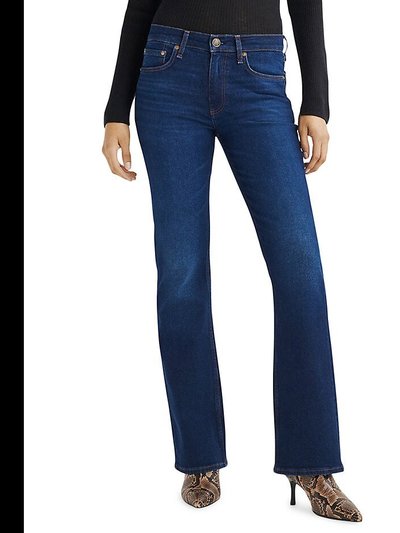 rag & bone Women Clarissa Peyton Bootcut Cotton Denim Jeans Blue product