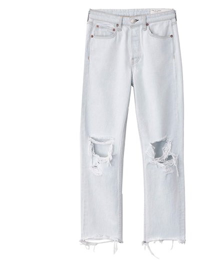 rag & bone Women's Maya High Rise Slim Ditch Plain Ripped Jeans product