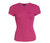 Women's The Slub Short Sleeve Crew Neck T-Shirt Fuchsia Pink - Pink