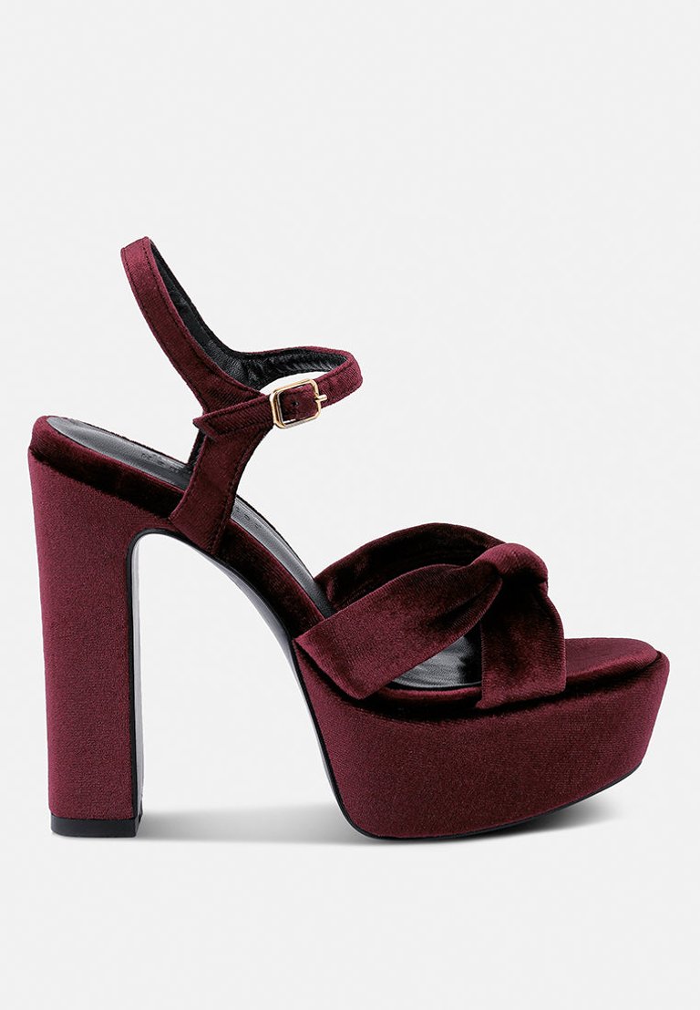 Burgundy clearance color sandals