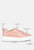 Magull Solid Lace Up Leather Sneakers In Pink