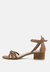 Nicola Taupe Block Heel Sandal