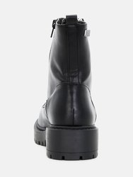 RUBY Combat Boot with Zipper