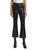 Casey Coated High-Rise Ankle Flare Jean - Black