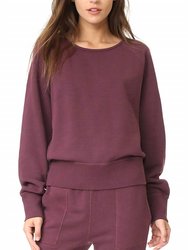 Classic Fit Pullover Sweater - Port
