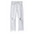 Maya High Rise Slim Ditch Plain Ripped Jeans - White