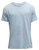 Men Classic Short Sleeves Crew Neck Flame Tee Desert Blue - Blue